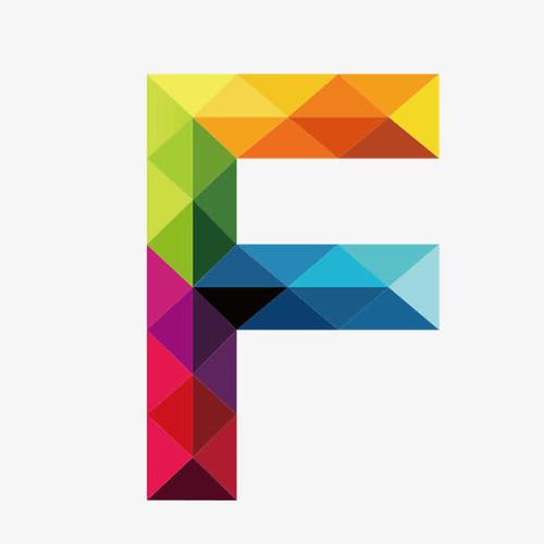 炫彩字母f
