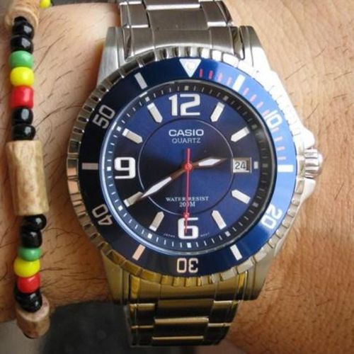 专柜正品 casio卡西欧石英表剑鱼mdv106-1a 男士潜水防水腕表夜光