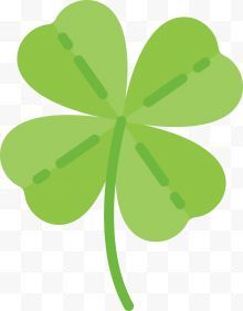 卡通绿色四叶草