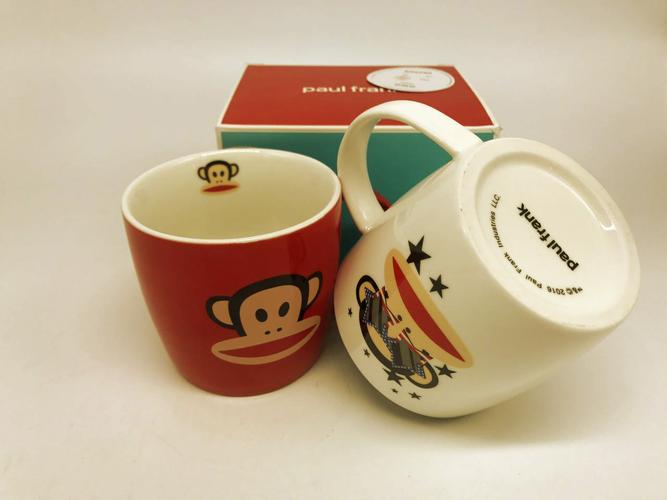 paul frank/大嘴猴马克杯经典简约咖啡杯陶瓷水杯创意卡通杯