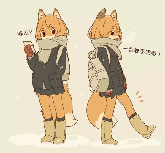 萌萌哒动物拟人日本画师笔下的软萌兽娘治愈你