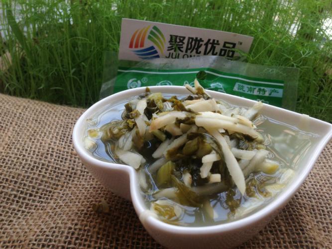 甘肃陇南武都特产圆根香酸菜 浆水清真 酸菜360克*12包邮