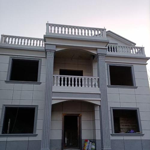 广西贺州汉白玉天然大理石栏杆石柱子阳台罗马柱楼梯