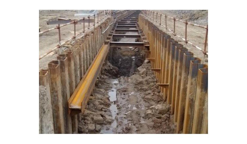 乳源靠谱市政拉森钢板桩施工平台