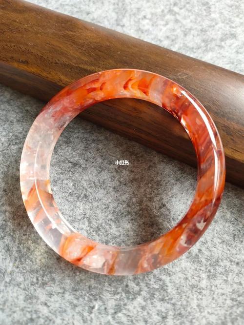 绝绝子红胶花手镯!显白第一名!56圈口_手镯_显白_镯子