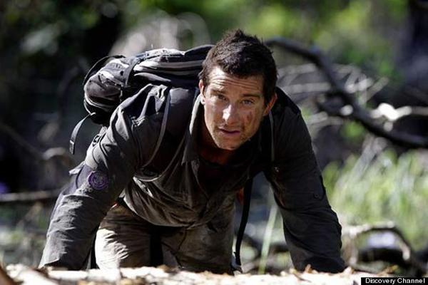 贝尔格里尔斯(bear grylls),图片来自探索频道.