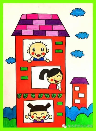 关于我家的好邻居怎么画手抄报 我爱我家的手抄报