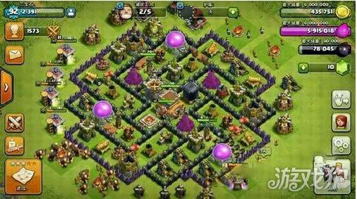 部落冲突八本回旋防三阵型分享