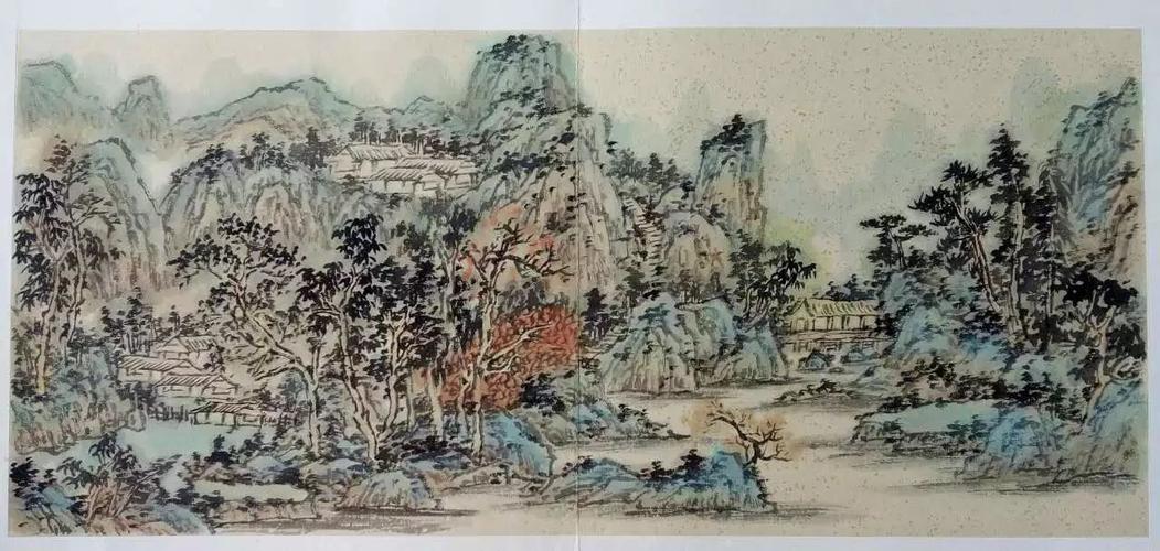 高山流水古韵传情,翰墨丹青溢彩飘香━━著名山水画家