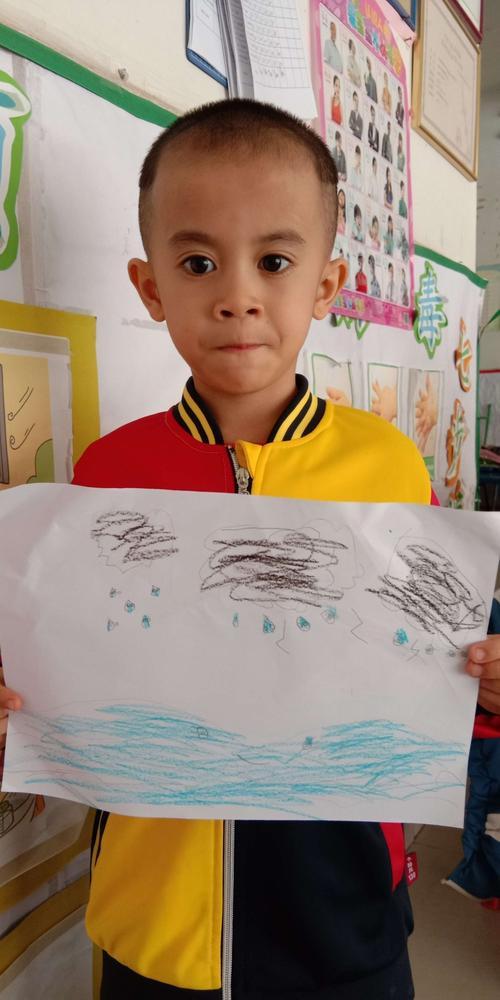 《小水滴旅行记》主题绘画活动——大二班第十四周成长记录