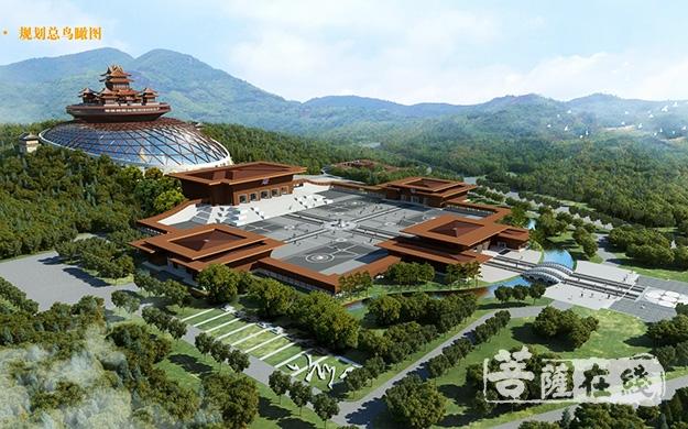雪窦山弥勒圣坛举行大慈吉祥宝殿大慈之门圆顶法会
