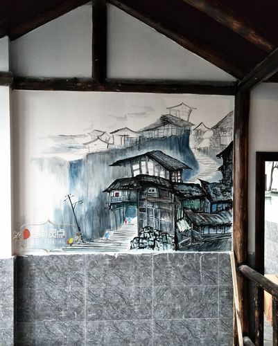 重庆火锅壁画,墙绘
