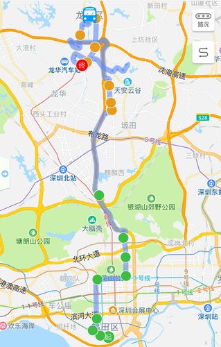 深圳高快巴士355号往返上车站点发车时间 票价 站点