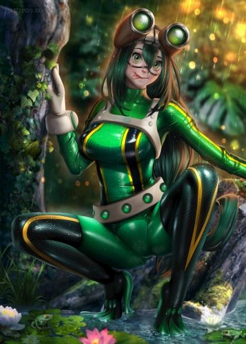 lg蛙吹梅雨(tsuyu)漫画《我的英雄学院》by ayyasap手机超高清壁纸