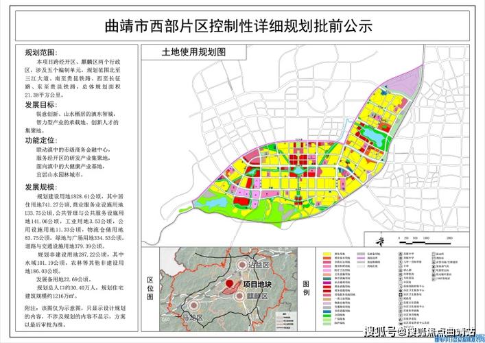 曲靖西部片区控制性详细规划公示规划住宅用地超11000亩