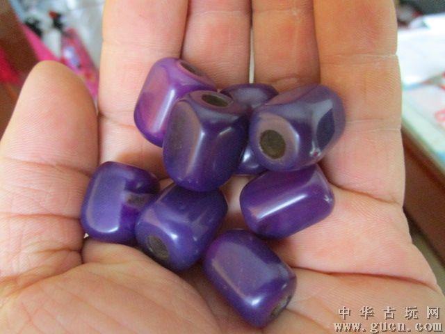 一元起拍紫玛瑙珠子