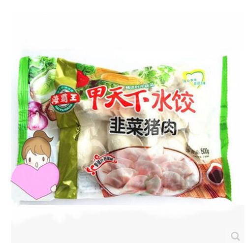 海霸王甲天下韭菜猪肉水饺