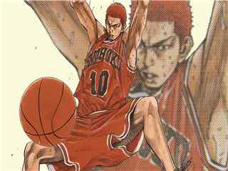 动漫灌篮高手樱木花道投篮桌面壁纸