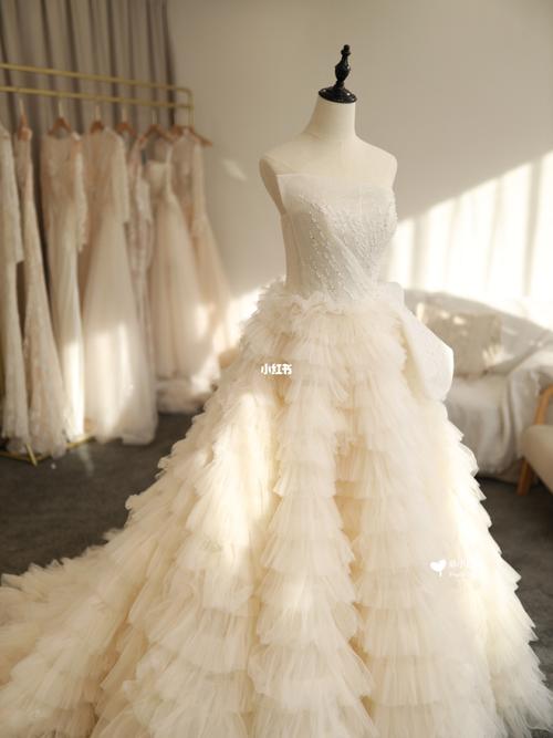 丹尼斯婚纱到店开箱实拍959595_婚纱_显瘦_婚纱礼服_denise怎么