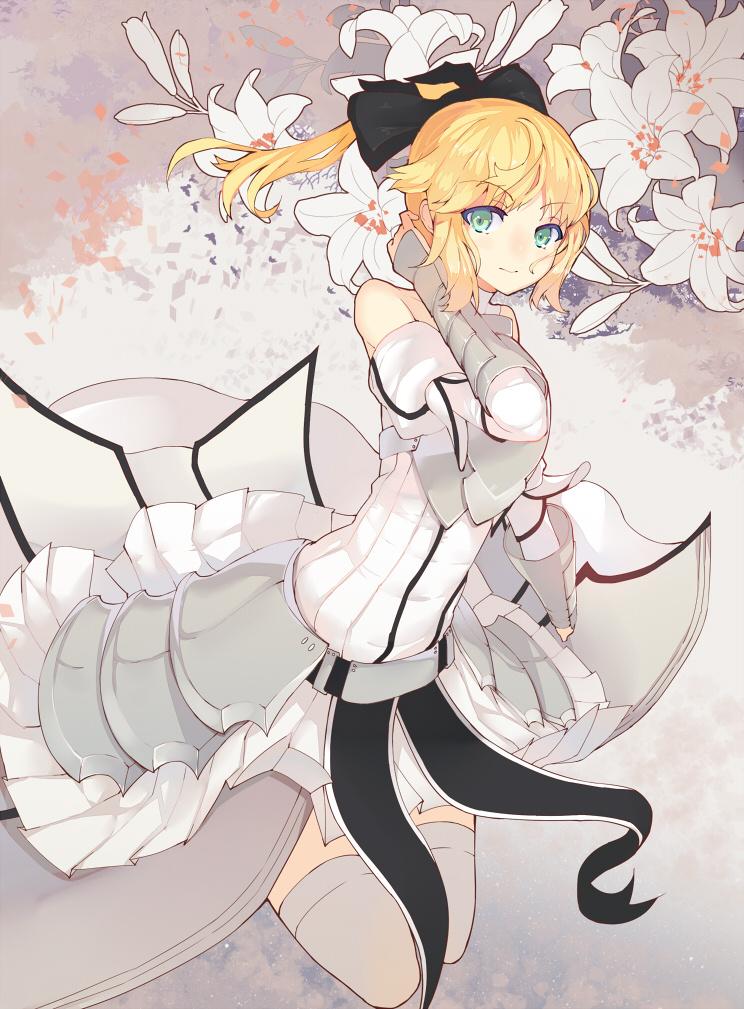 p站美图纯白的骑士姬阿尔托莉雅saberlily壁纸特辑