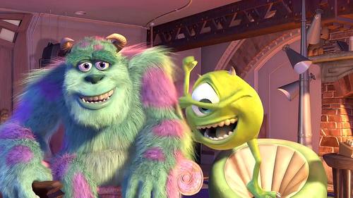 怪兽电力公司:电视上正在播放怪兽电力公司的广告,做得真不错