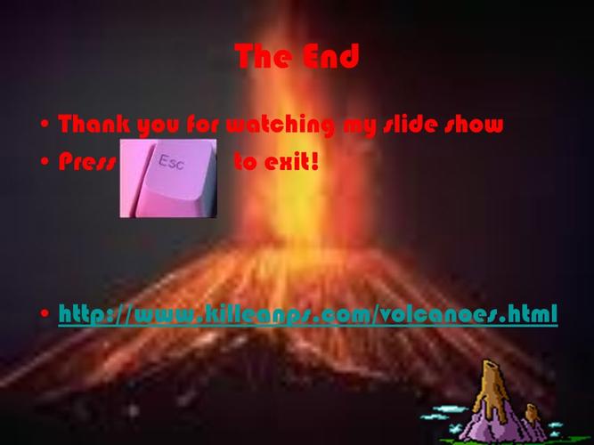 this volcano will erupt in 5 seconds. and countig..