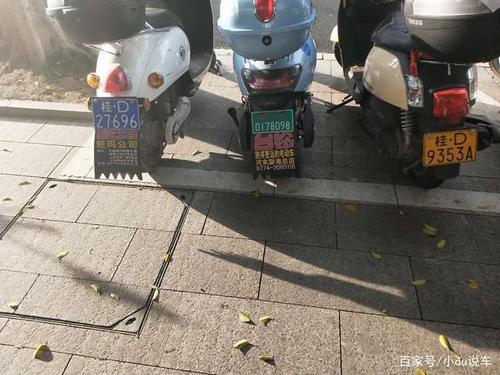 电动车有4种牌照,白色最稀罕,蓝色最安全,你的是什么颜色?