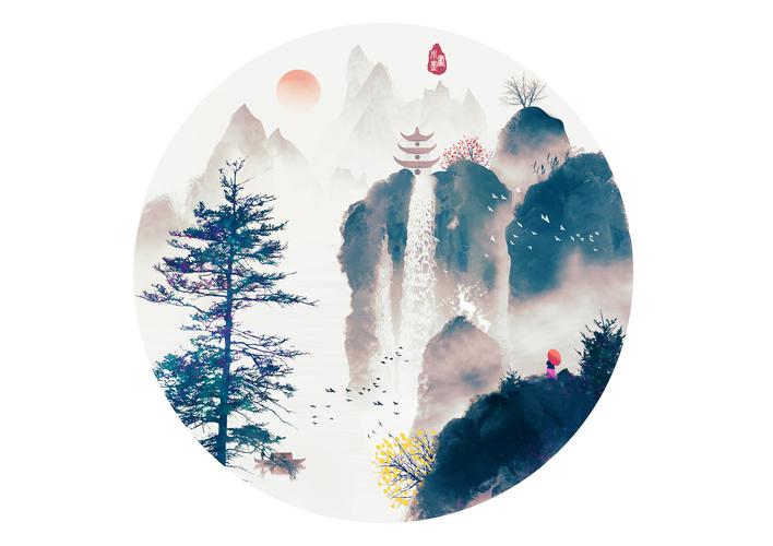 中国风水墨|插画|商业插画|心灵艺坊 - 原创作品 - 站酷 (zcool)