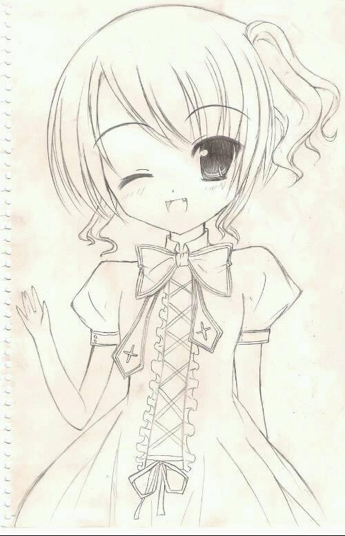 有没有好看的动漫手绘人物,要简单的,但不要太简单的!