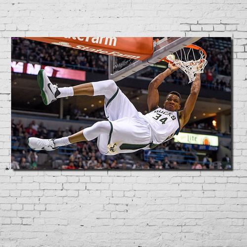 字母哥扬尼斯阿德托昆博giannis antetokounmpo nba篮球明星海报