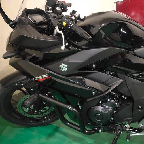 适配豪爵铃木gsx250r改装保险杠摩托车竞技前护杠防摩托车保险杠