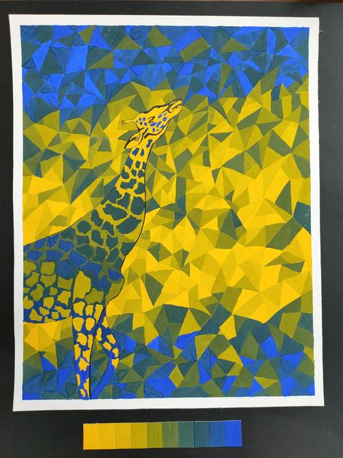 2017级1,2,7班色彩构成作业