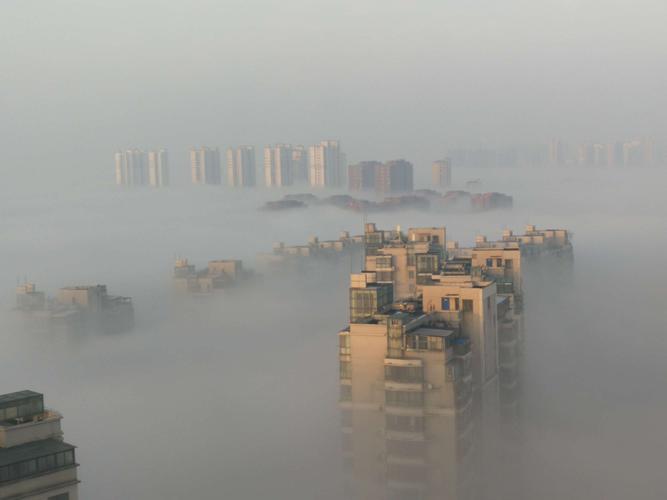 海市蜃楼,2019.2.23常州大雾.