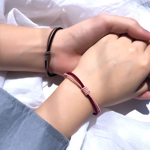 小皮筋送给男朋友皮筋情侣一对男生手腕手链式头绳已经有小祖宗了