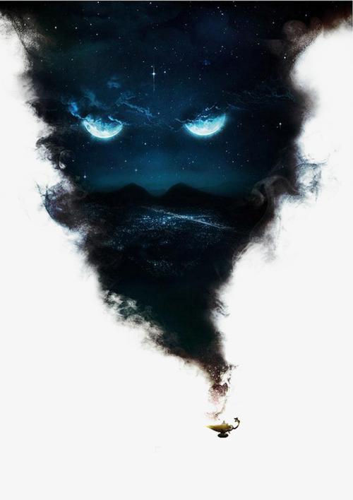 创意 愤怒 月亮 png免费素材 创意龙卷风 自然现象