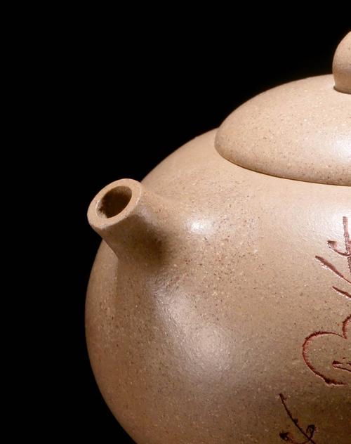 暗香西施原矿段泥紫砂壶 周红飞作品