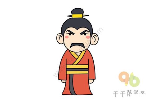 q版三国演义人物简笔画图片大全