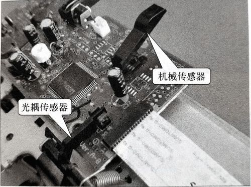 1:传感器传感器是打印机中重要的器件之一,它在打印机工作时负责监视