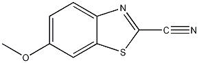 2-氰基-6-甲氧基苯并噻唑结构式
