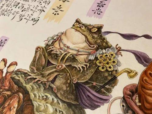 会手绘能为所欲为他把山海经的怪物全画出来了