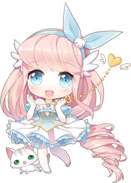 q版动漫女生,萌到要抱抱