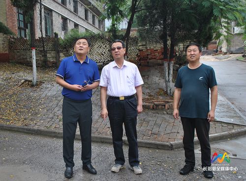 张向东在荫城镇检查防汛和地质灾害防治工作