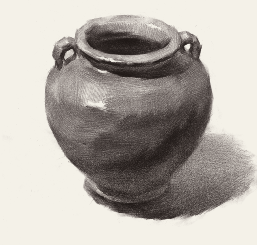 【素描静物】静物单体罐子素描画法,不容错过!