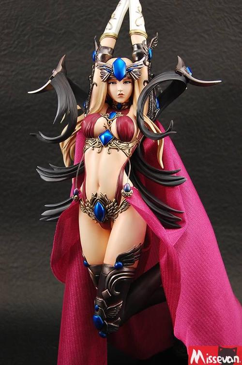 手举魔杖的人族美丽女战士