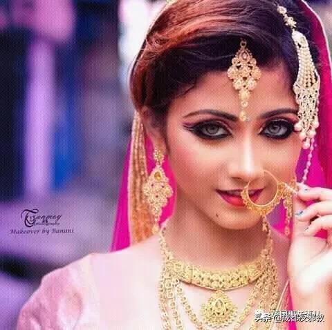 神仙颜值的印度小姐姐这双橄榄绿的眼睛简直是宝藏