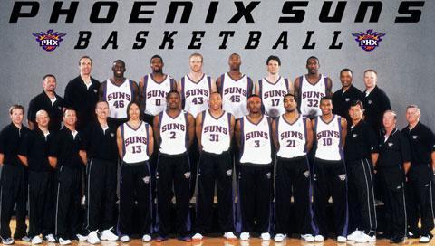 帮我弄几张太阳队的全家福   