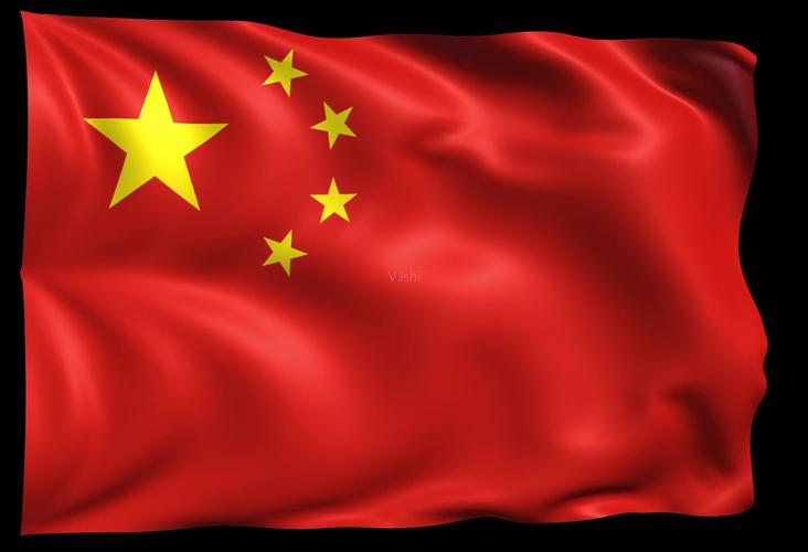中国国旗_2000x1366_高清视频素材下载(编号:344390)