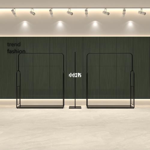服装店烤漆展示架落地侧挂架中岛架陈列架_商业空间设计_家居家装