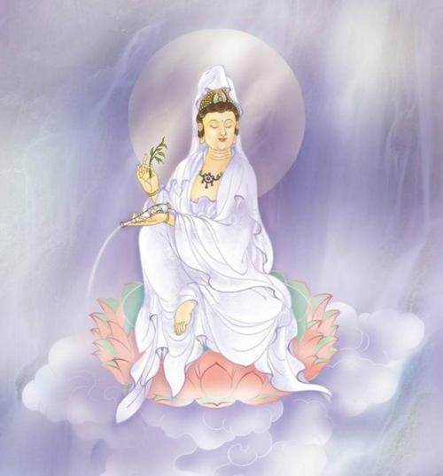 大势至菩萨的身相