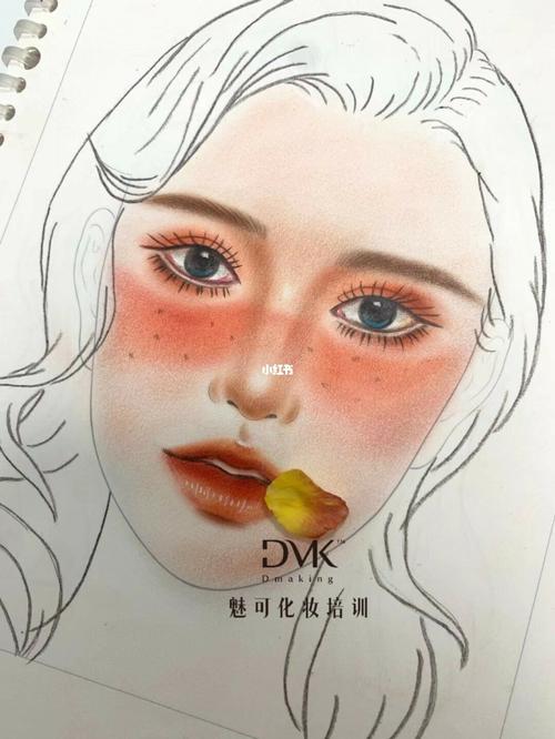 妆面设计图_妆容_学化妆_教程_我要学化妆_文化_绘画